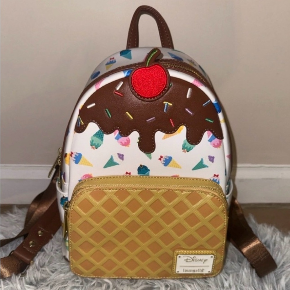 Loungefly Disney Princess Ice Cream Mini Backpack All Over Print